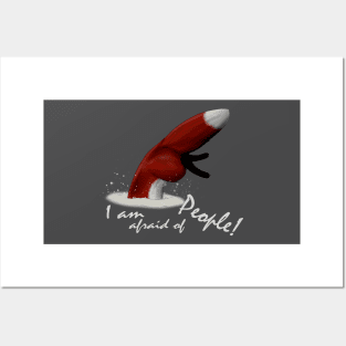 I am afraid of people Posters and Art